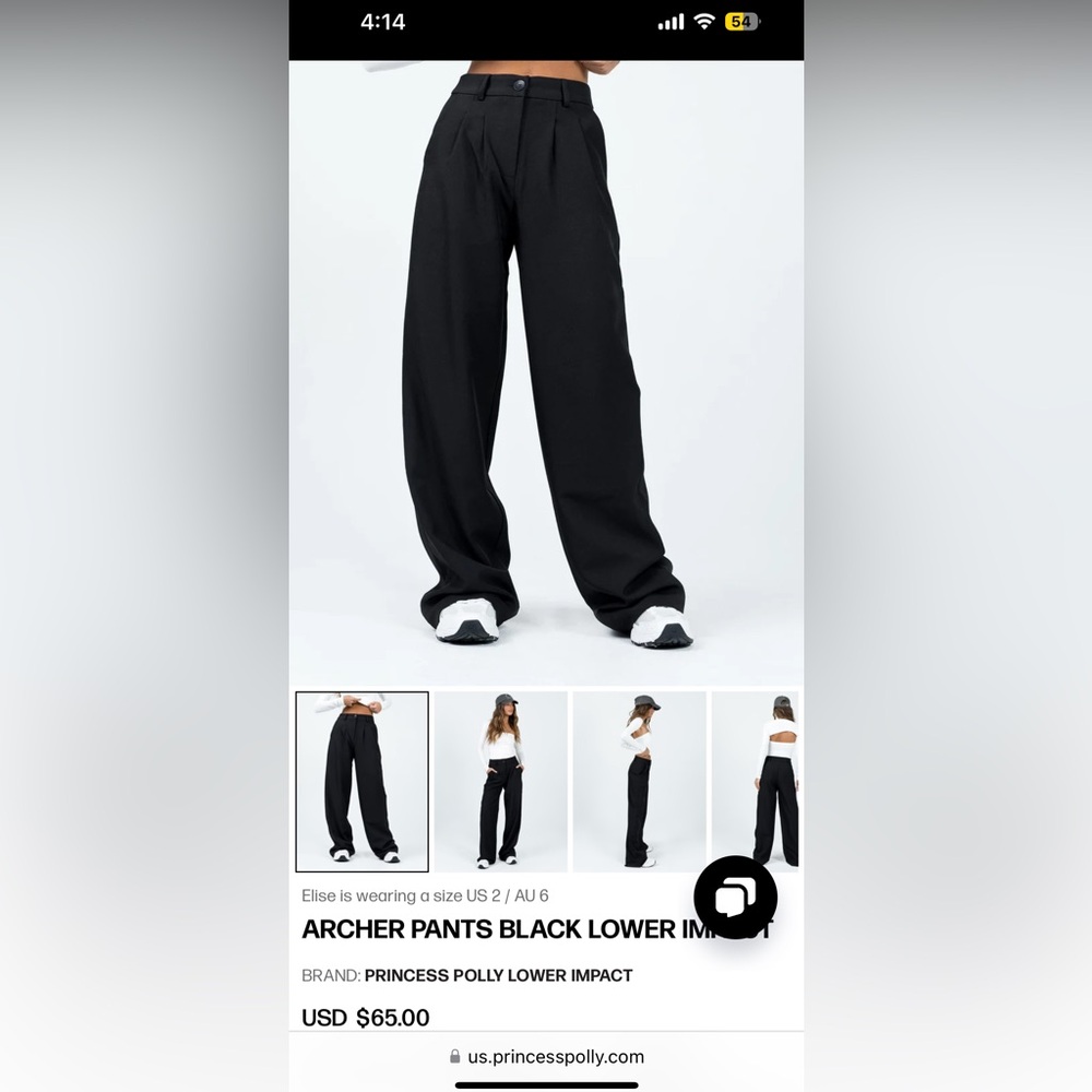 Black slacks